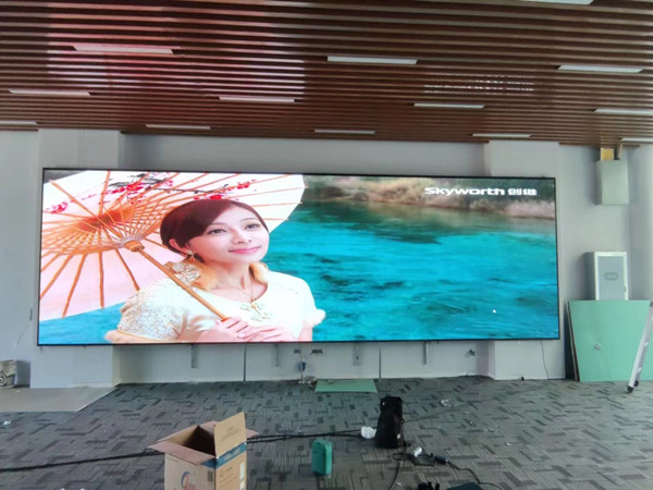 哈尔滨市P1.53led小间距屏安装案例